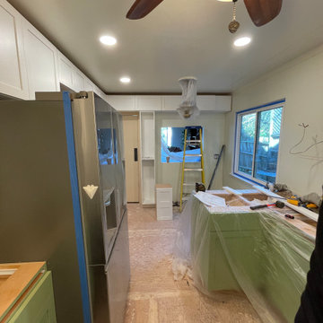 Kitchen Remodel 2024 Oakland/ white and light green