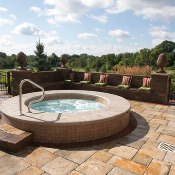 New Install: Patio, Fireplace, Grill Island and Steps