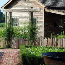 rustic building and outside