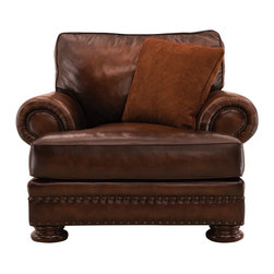 Foster Leather Chair - Armchairs And Accent Chairs