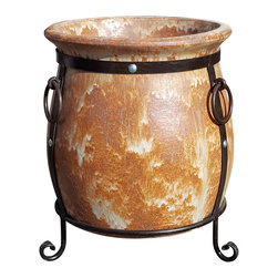 Mexican Parma Pot Cream - Outdoor Pots And Planters
