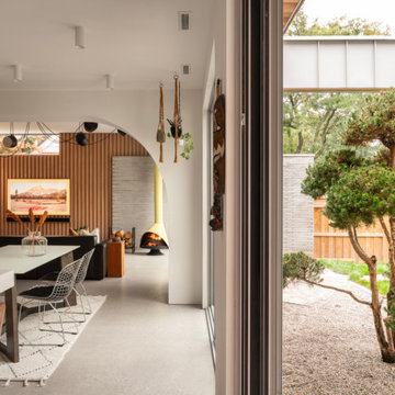 kul grilles Air Vent Covers Add Extra Warmth To This Mid-century Modern Home