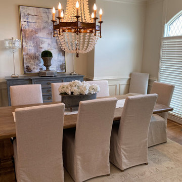 Dining room reveal complete with our understated and elegant Oushak!