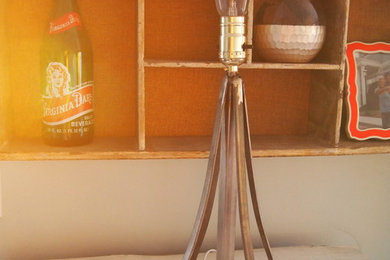 Industrial chic table lamps - design your own