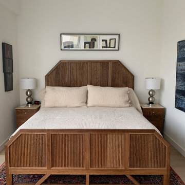 Completed Custom Oak Bed Set