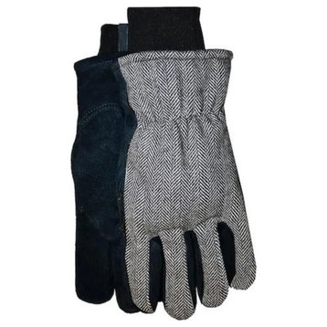 Midwest Quality Gloves 457THKW-M Thinsulate Lined Leather Palm Glove, Medium