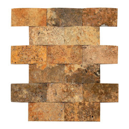 Autumn Leaves Travertine Wavy Tile - Products