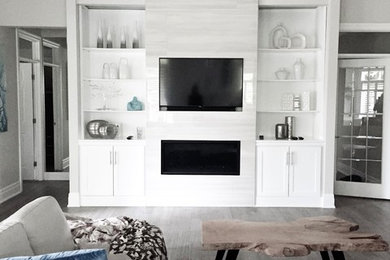 Trendy living room photo in Other