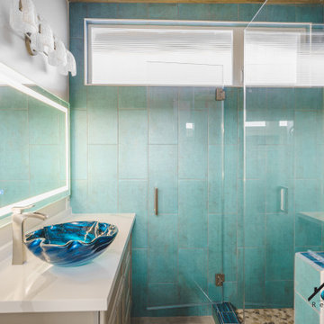 Nautical Bathroom Remodel - Hermosa Beach, CA