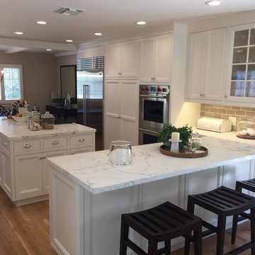 Beaded Face Frame Inset Doors Kitchen