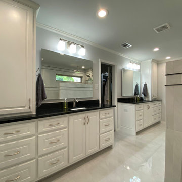 From Wallpapered to ‘WOW’: A Sleek Master Bathroom Transformation