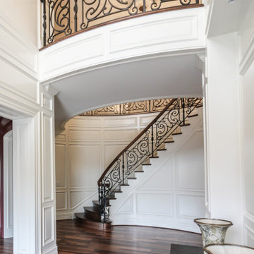 Project #74 | Circular Staircase with Hand-Forged Metal Panels