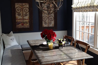 Inspiration for a timeless dining room remodel in Chicago