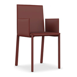 Slim Leather Chair by Kristalia - Dining Chairs