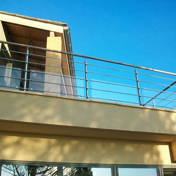 Garde-corps et terrasse en bois
