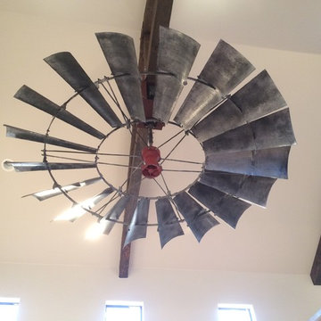 8' Windmill Ceiling Fan- Reproduction Vintage Finish
