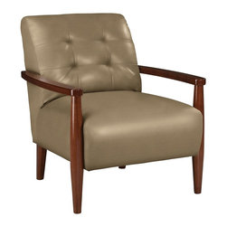 Stiletto Premier Stationary Chair by La-Z-Boy shown in Marshmallow - Armchairs And Accent Chairs