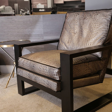 Grasscloth Media Room