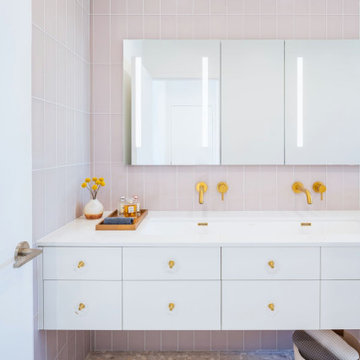 Lark Gloss Bathroom Backsplash