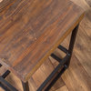 Porter Reclaimed Pine Counter stool by Kosas Home