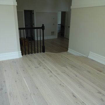EAST HAMPTON: 8" CHARACTER WHITE OAK WITH 2 COATS BONA WHITE + BONA TRAFFIC HD