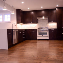 Transitional Kitchen | Dark Cabinets - Kitchen Products