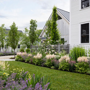 Creating a private front yard for a historic home