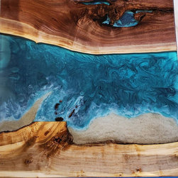 Large Beach Resin Wall Art - Artwork