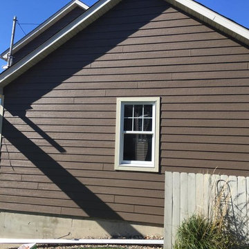 Victoria LP Smartside and OWENS CORNING Duration Driftwood Roof
