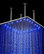 20" Stainless Steel Multi Color Water Powered LED Shower With Digital Control