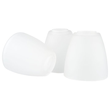 Kira Home Armada 5" Frosted Glass Shades, Replacement Glass, 1-5/8" Fitter