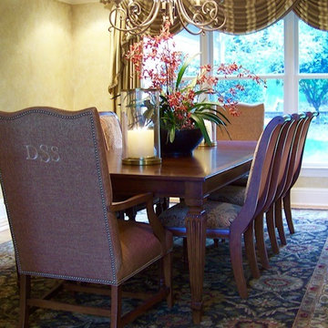 Formal Dining With Monogrammed Seats