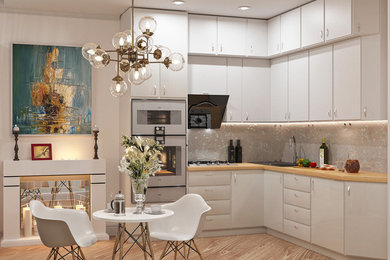 Example of a kitchen design in Other