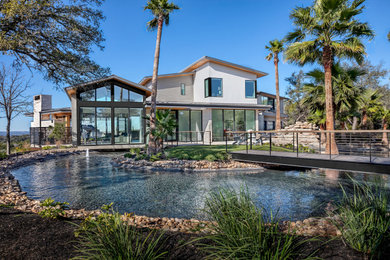 Inspiration for a contemporary home design remodel in Austin
