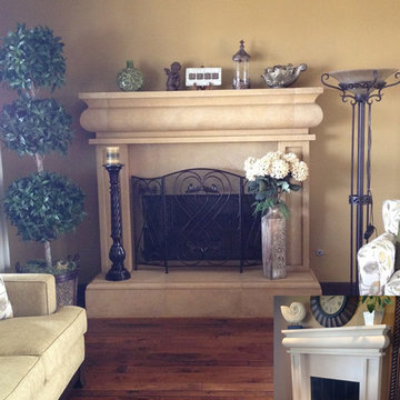 Faux Finish Fireplace