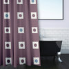 Li'l Boxes Dusty Purple 70" w x 73" h Shower Curtain
