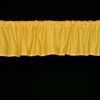 Yellow - Rod Pocket Top It Off handmade Sari Valance 43W X 15L - Pair