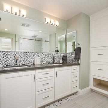 Fremont Silver and Gray Master Bath