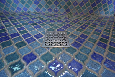 Master Bath TIle Arabasque Pattern