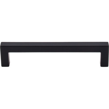 Top Knobs M1159 Square 5-1/16 Inch Center to Center Handle - Black