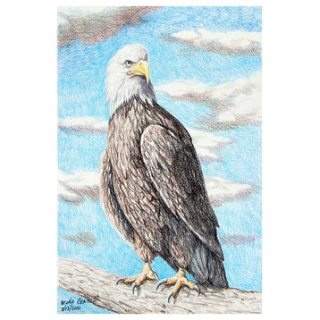 Mike Bennett Bald Eagle Art Print, 24"x36"