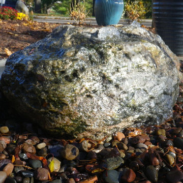Bubbling Boulder Fountain - Ann Arbor, Michigan