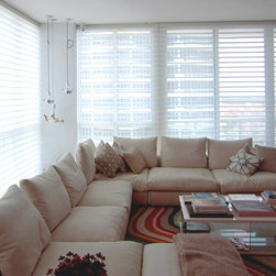 Automated Silhouette shades, Miami Luxury - Window Treatments