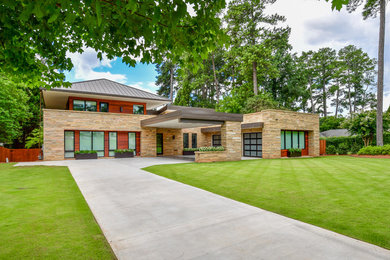 Example of a trendy exterior home design in Atlanta