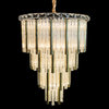 Chimes 15-Light Crystal Chandelier - Gold