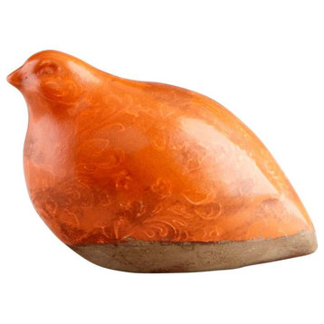 Cyan Design Partridge I Sculpture, Orange