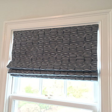 Fabric Roman shades