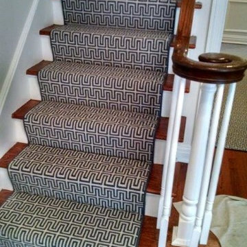 Carpet Runners on Wood Stairs