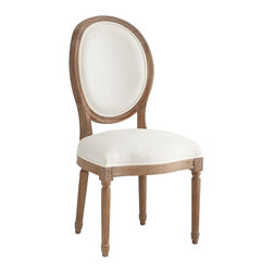 LOUIS XVI DINING CHAIR - WHITE - NEW - Products