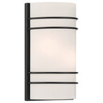 Access Lighting - Artemis, Wall Sconce, Matte Black With Opal Shade, 20 W - SKU: 20416LEDDLP-MBL/OPL